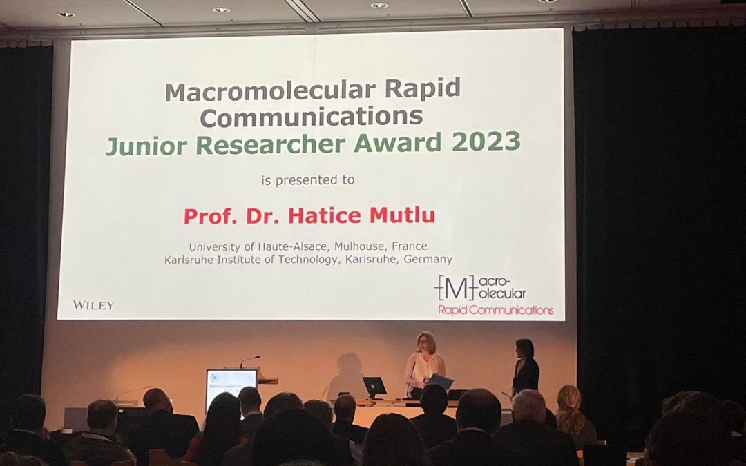 Macromolecular Rapid Communications Junior Reasearcher Award for Hatice Mutlu